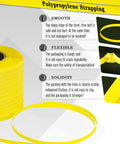 Heavy Duty Polypropylene Strapping Roll Yellow Pallet Packaging Banding Strap For Secure Shipping 3280 Feet Long, smooth and flexible strapping.