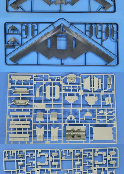 Dope B2A Stealth Bomber Model Kit 1 144 Scale Ready To Assemble With Photo Etched Parts English Instructions Included