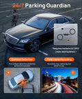 Blazing 4K Front And Rear Dash Cam With Built In WiFi 6 And GPS, Dual Lens Car Camera with 24 Hour Parking Mode and Collision Detection