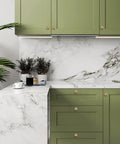 Super Durable Zinc Alloy Round Ball Cabinet Knobs One Inch Diameter Twelve Pack Champagne Bronze Kitchen Cupboard Drawer Handles Quick Mount on green kitchen cabinets.