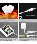 24V LED Power Supply With Dimmer Switch For DIYers Home Lighting 1A UL Listed PWM Stepless Dimming For Smooth Brightness Flicker Free Operation Reliable Constant Voltage Driver For Single Color COB LED Strips, white PC case, copper cable