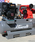 13.0HP Horizontal Gas Powered 30 Gallon Tank Air Compressor With 3 Cylinder Engine for service truck mounts