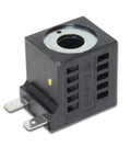 12V DC Heavy Duty Solenoid Coil with Dual Spade Terminals, 9 Ohms, 1.33 Amps, 16 Watts for Valve Stem Series 08 80 88 98