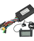 26A Sine Wave Brushless Motor Controller Kit With S900 LCD Display for electric bikes, showing controller and display with wires