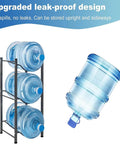 3 And 5 Gallon Water Jug Cap Reusable Silicone Replacement Lids For 55mm Standard Screw Crown Tops On Water Bottles And Dispensers Leak Free Non Spill Anti Splash 5 Pack