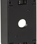 Outdoor Electrical Outlet Box With Weatherproof Die Cast Aluminum Construction, 3 Hole 1/2 In Tap Bell Box For Floodlight Switch Or Outlet Installation, Wet Location Rated Junction Box For Harsh Outdoor Environments