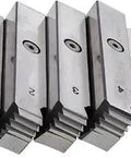 High Speed Steel Pipe Dies Set for Receding Gear Threaders 2-1/2 In To 4 In NPT Right Hand Threads Replacement Dies for 141 Threaders
