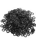 Wave Washer Set 500 Pieces Spring Steel Gasket Assortment Kit For Electrical Connections And Automotive Use Smooth Edges To Reduce Friction uniform black washers pile