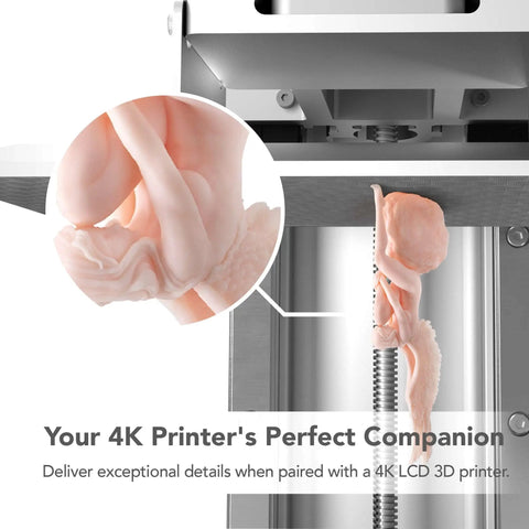 Top Shelf Ivory 3D Printer Resin For 4K Lcd Uv Curing Low Shrinkage Formula Delivers Crisp Details And Smooth As Silk Finish With Zero Fuss Cleanup A Tough Non Brittle Blend In A Practical One Kilogram Pack