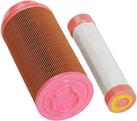 4 Pack Inner And Outer Air Filter Replacement Set For ZD Series Tractors ZD1211 ZD1211L ZD1211R ZD1211RL D323 filters on display