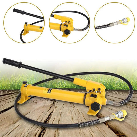 Kick Ass Manual Hydraulic Hand Pump 10000 Psi Rated With 350Cc Reservoir And Standard Npt Hookup A Slick Workhorse Built To Crush Porta Power Jobs Every Single Time