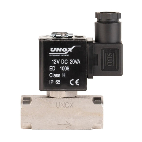 1 Inch NPT Electric Solenoid Valve 12V DC Stainless Steel AISI316 Normally Closed Multi Purpose Control Valve