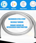 Three Quarter Inch Metal Flexible Conduit 50 Ft Reduced Wall Galvanized Steel Outdoor Electrical Conduit coiled display