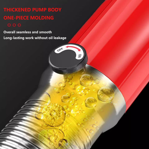 50 Ton Hydraulic Gear Puller Kit With 3 Jaw And 2 Jaw Sets, showing thickened pump body with oil bubbles