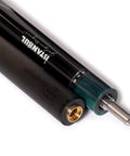 Istanbul 3 Cushion Carom Cue W/Luna Nera Fe71 Shaft showing graphite material and titanium joint close-up