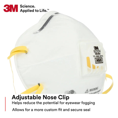 Particulate Respirator With Cool Flow Valve For Smoke Dust And Woodworking, NIOSH Approved Disposable Mask Pack Of 80, Adjustable Nose Clip For Secure Fit, All Day Comfort For Grinding Sanding Sawing And Sweeping