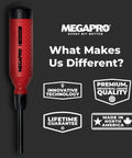 Tamperproof 15 In 1 Multi Bit Screwdriver With Ultra Strong Trialx Handle S2 Steel Bits EZ Guide Collar with brand features displayed.