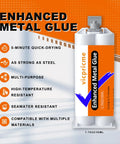 5 Minute Metal Glue Heavy Duty Waterproof Epoxy Adhesive For Metal Stainless Steel Aluminum Plastic Wood Ceramic Fast Set