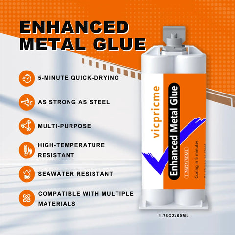 5 Minute Metal Glue Heavy Duty Waterproof Epoxy Adhesive For Metal Stainless Steel Aluminum Plastic Wood Ceramic Fast Set