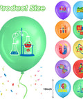 40 Piece Science Party Balloons Set, 12 Inch Latex Balloons With Mad Scientist Lab And Chemistry Theme For Birthday, Classroom, School, Holiday Party Decor