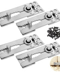 Heavy Duty Steel Sofa Connectors Pair Up With Alligator Clamps To Stabilize Sectional Couches Featuring Robust Interlocking Brackets on display.