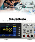 Desktop True RMS Digital Multimeter With 55000 Counts Large LCD Display used for voltage, current testing on workbench
