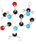 125 Piece Molecular Model Kit For Chemistry Fans And Makers, Visual Bonding With Colorful Plastic Atoms, Flexible Double And Triple Bond Links