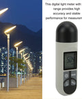 Digital Lux And PAR Meter For Lab Home Office With Wide Range Light Meter And LCD Backlit Display ABS Build Long Lasting Go To Portable And Easy To Use For Lighting Plant Photosynthesis And Illumination Tests, handheld ABS meter
