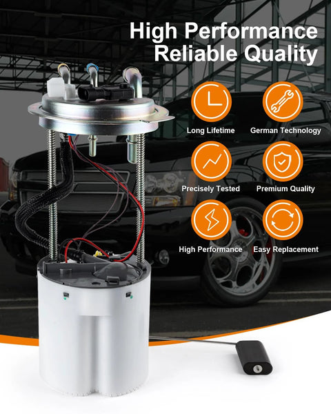 Electric Fuel Pump Assembly For Gas V8 Engines Compatible With 2004 2005 2006 2007 Chevy Tahoe GMC Yukon Cadillac Escalade