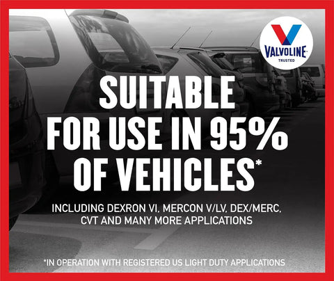 Multi Vehicle ATF Full Synthetic Transmission Fluid One Gallon For Most Cars Including CVTs Delivers Leak Prevention
