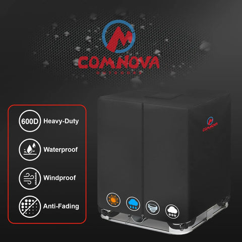 Premium Heavy Duty IBC Tote Cover 330 Gallon With Secure Zipper Water Tank Shell showcasing 600D heavy-duty waterproof material.