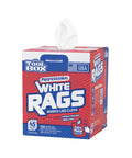 Professional White Rags Center Pull Box 200 Sheets 11 X 10 Inches Made In USA Ultra Absorbent For Painting, Cleaning, Auto Work, And DIY Projects Great For Pros, Contractors, And DIYers On The Go