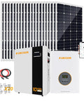 Kick The Grid Habit With This Complete Off Grid Solar Kit Featuring A Robust 12Kw Split Phase Inverter 2400 Watt Solar Panels And An Integrated 51.2V 200Ah LifePo4 Battery With Smart Wifi Monitoring.