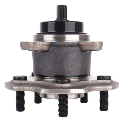 Front view of Rear Wheel Hub Bearing Assembly 512372 Fits 2006-2018 Toyota RAV4 With ABS, 2011-2016 Scion TC, 2017-2018 Corolla IM