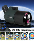 Mak Maksutov Spotting Scope Kit With Finderscope And Wifi Camera For Digiscoping Moon And Planets, 28-84x80mm