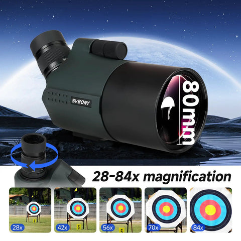 Mak Maksutov Spotting Scope Kit With Finderscope And Wifi Camera For Digiscoping Moon And Planets, 28-84x80mm