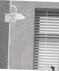 Brushed Stainless Glass Shower Door Hinge, 180 Degree Clamp For 4mm Frameless Shower Stall, Heavy Duty 304 Stainless Steel