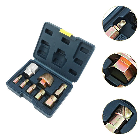 Hot Picks For Pros: Premium 8 Piece Tub Drain Extractor Tool Kit Featuring Chrome Molybdenum Steel Broken Screw Remover Set With Clear Threads, Heavy Duty Performance, And Precision Crafted Design For Easy DIY Home Projects. 8-piece case with threaded extractors