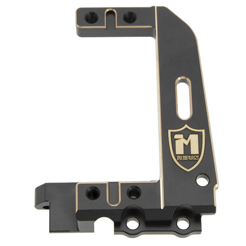 Brass Servo Mount Upgrade For Vanquish H10 Optic Sparco Yokohama 1 To 10 RC Crawler Bolt On Heavy Duty Brass Black Anodized