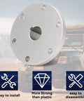 Motor Shaft Coupler With Aluminum Flange Connector And Key Lock Slot For No Slip Secure Power Transfer Through High Speed Turns And Rugged Terrain In Models For Great Torque And Durable All Weather Performance, aluminum flange, 1/2 in shaft