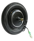 14 Inch 36 Volt 500 Watt Brushless Hub Motor Wheel With Integrated Drum Brake for Electric Scooter and Electric Bike, rear view