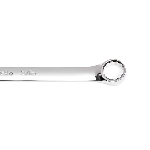 Long Pattern Twelve Point Combination Wrench Nine Sixteenth Inch Size With Surface Drive Technology For Fasteners And Extended Reach
