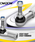 Heavy Duty Golf Cart Tie Rod End For Precedent And Tempo Models 2004 To 2026 Upgrade With Aluminum And Steel Construction For Longer Life And Smoother Steering Replaces OEM Parts 1020226 01 1022883 01 102022601 102288301, shown with threaded ends