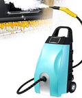 EpyGnom 3000W Handheld Steam Cleaner W Ozone Feature with hose, designed for kitchen oil and car interior cleaning.