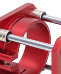 Rock Solid Router Lift Base Built With Premium Aluminum Alloy and Stainless Steel table raising rig close-up design detail.