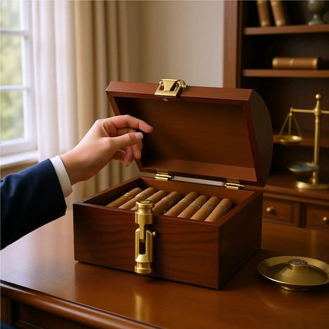Hand opening wood box with brass hidden barrel hinges set for cabinets and furniture continuous piano cylindrical hinges
