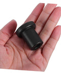 Heavy Duty Carbon Steel Barn Door Clamps And Sliding Door Replacement Spacers Set, No-Fuss Track Hardware, close-up view