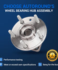 Front Wheel Hub And Bearing Assembly Fits Jeep Wrangler 2018 2023 And Gladiator 2020 2023 5 Lug Non ABS System Flange Diameter 161.52mm