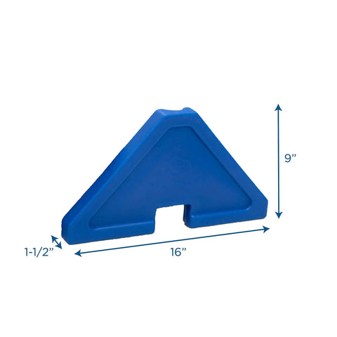 Replacement Cantilever Support Legs For PlayPanel Room Dividers, Durable Plastic Feet To Make Classroom Partitions Freestanding, No Fuss Setup, Set Of 2, Blue, Easy Install And Secure Fit For Any Space.