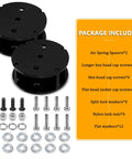 2 Inch Airbag Lift Spacers For Lifted Trucks with heavy duty bolts and washers for easy installation and leveling.